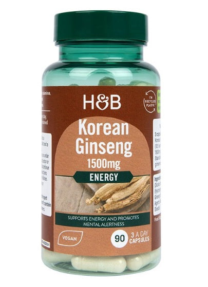 Korean Ginseng, 1500mg - 90 vcaps - Holland & Barrett