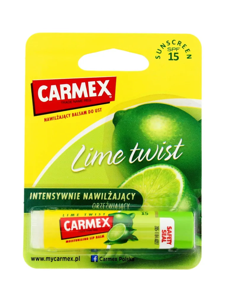 Carmex Protective lūpų balzamas Lime 4.25g - Kosmetika