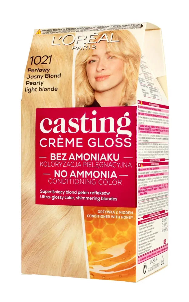 Casting Creme Gloss Dažymo kremas Nr. 1021 Perlų šviesiai blondinė 1vnt - Kosmetika