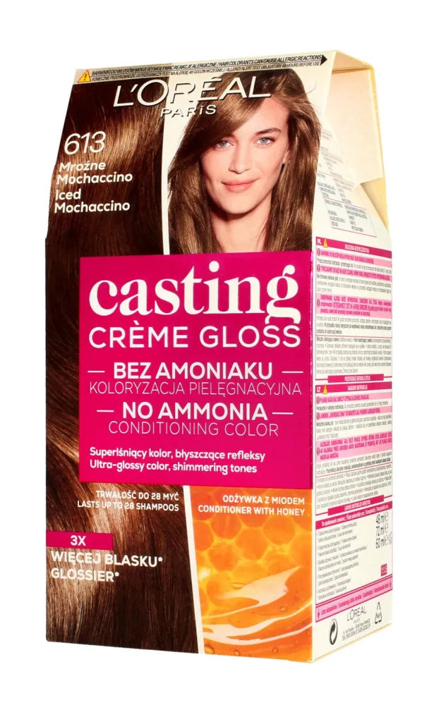 Casting Creme Gloss Dažymo kremas Nr. 613 Šaltas Mochaccino 1 vnt. - Kosmetika