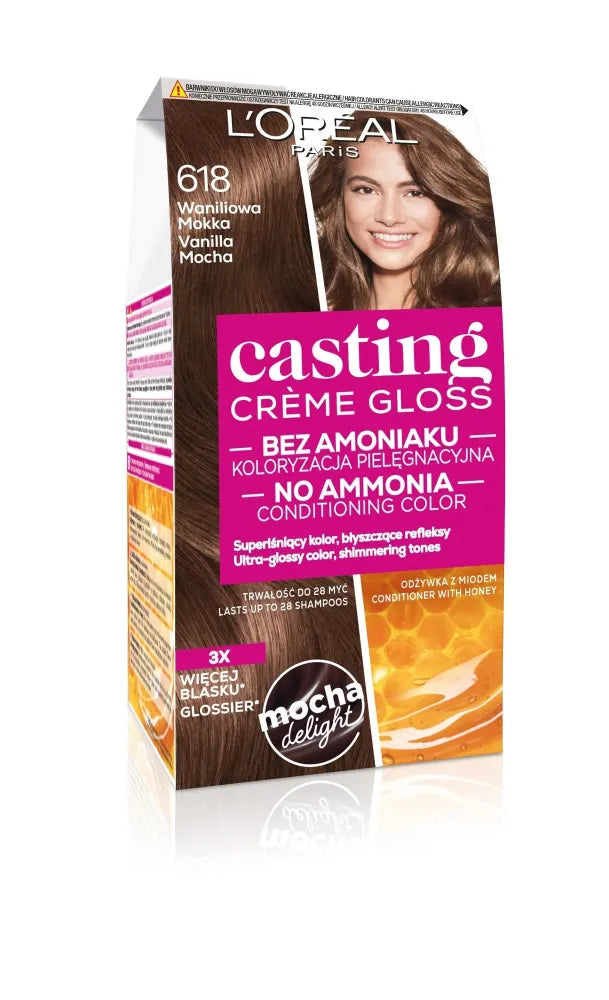 Casting Creme Gloss Dažymo kremas Nr. 618 Vanilės moka 1 vnt. - Kosmetika