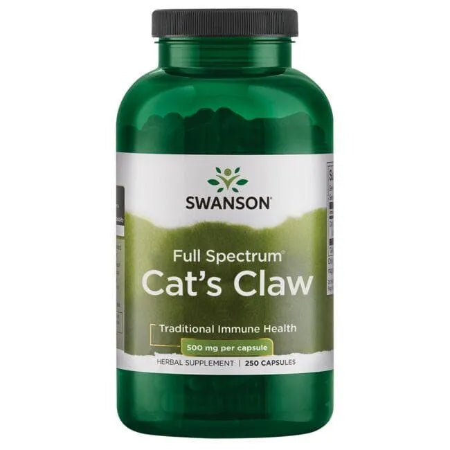 Cat’s Claw - 500 mg - N250 - Gauruotoji unkarija - Swanson - Papildai