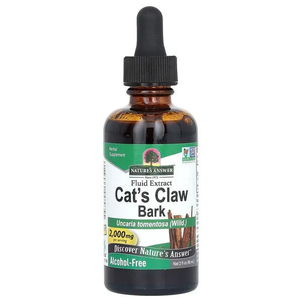 Cat’s Claw Bark 2000mg - 60 ml. - Nature’s Answer - Papildai