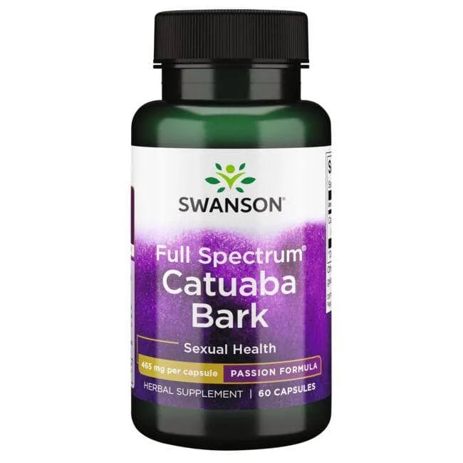 Catuaba Bark - Lytinei sveikatai - 465 mg - N60 - Swanson - Papildai