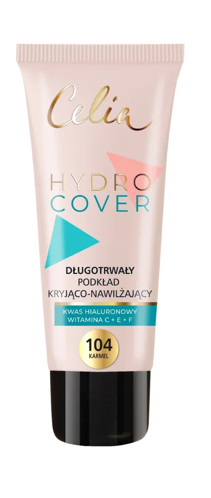 CELIA Hydro Cover Long-lasting coverage and moisturizing foundation 104 Caramel 30 ml - Kosmetika