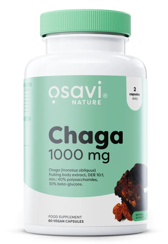 Chaga 1000mg - 60 vegan caps - Osavi - Papildai