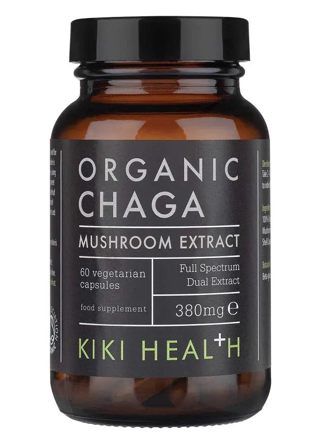Chaga Extract 380mg - 60 vcaps - KIKI Health - Papildai