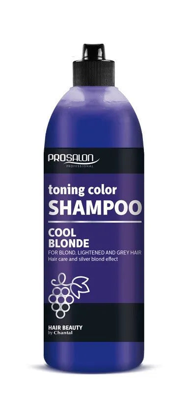 CHANTAL ProSalon Cool Blonde tonizuojantis šampūnas šviesiems išbalintiems ir pilkiems plaukams 500 g - Kosmetika
