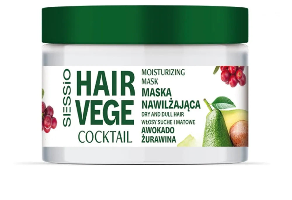 CHANTAL SESSIO HAIR VEGE Avokado ir spanguolių kaukė plaukams 250ml - Kosmetika