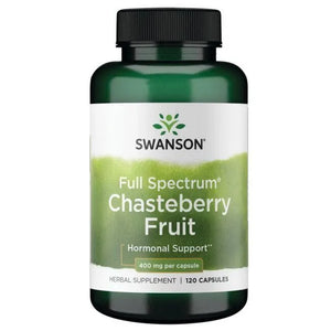 Chasteberry Fruit - Hormonų balansui - 400 mg - N120 - Swanson - Papildai