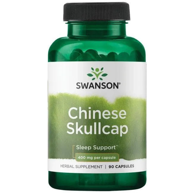 Chinese Skullcap - Baikalinė kalpokė - 400 mg - N90 - Swanson - Papildai