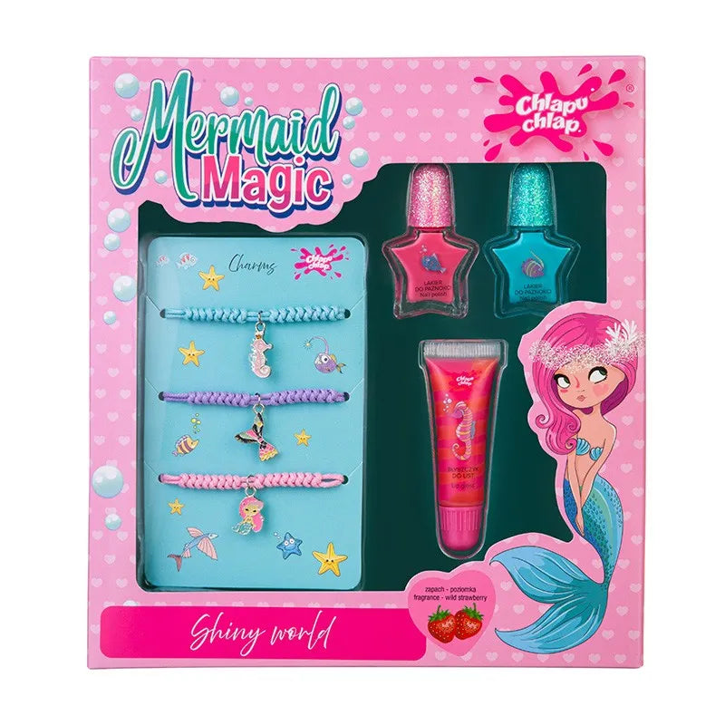 CHLAPU CHLAP Mermaid Magic baby set with bracelets nail polish and glitter - Vaikui ir mamai