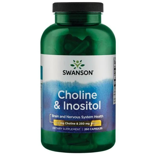 Choline & Inositol - N250 - Cholinas ir inozitolis - Swanson - Papildai