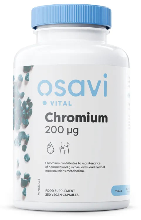 Chromium 200mcg - 250 vegan caps - Osavi - Papildai