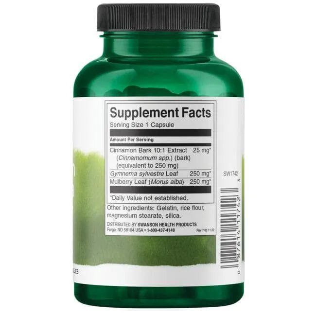 Cinnamon Gymnema Mulberry Complex - N120 - Swanson - Papildai