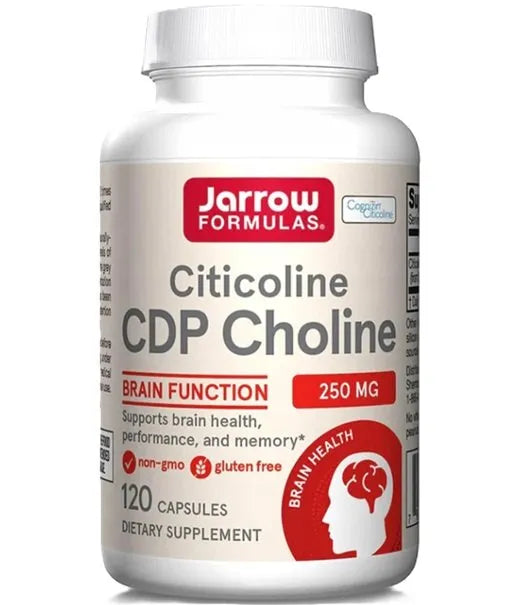 Citicoline CDP Choline 250mg - 120 caps - Jarrow Formulas - Papildai
