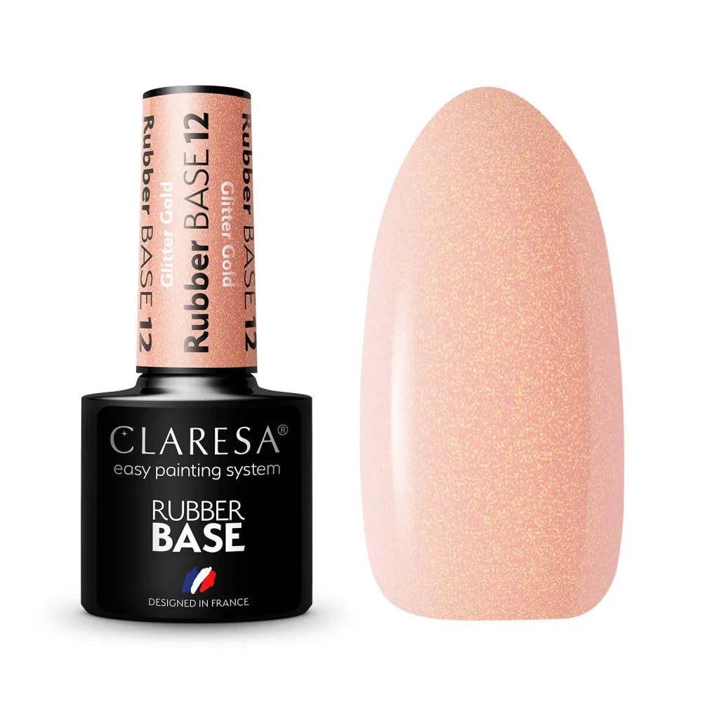 CLARESA Base for hybrid nail polish Rubber - 12 5g - Kosmetika