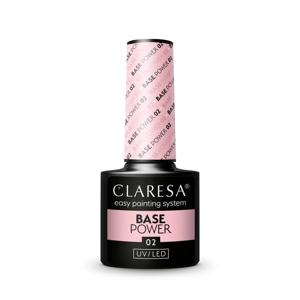 CLARESA Base Power hibridiniam nagų lakui nr. 02 5g - Kosmetika