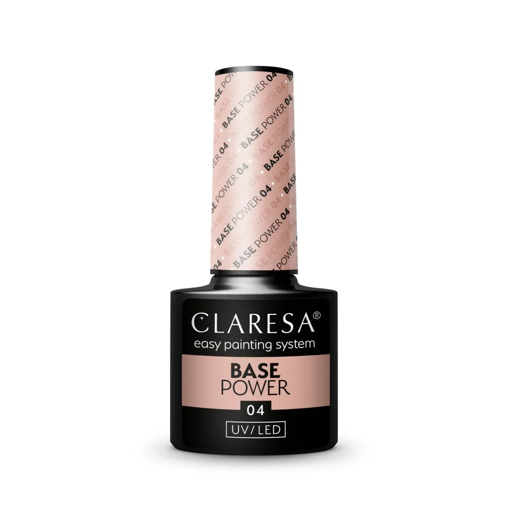 CLARESA Base Power hibridiniam nagų lakui nr. 04 5g - Kosmetika