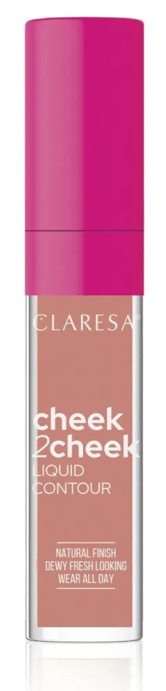 CLARESA Cheek2Cheek Liquid Blush 01 Tea Rose 6.5g Skruostų skystas skaistalas - Kosmetika