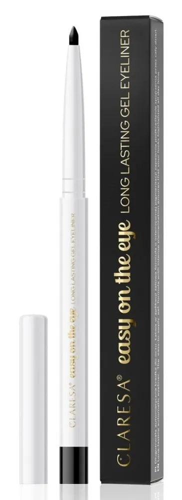 CLARESA Gel Eyeliner Lengvas akims 1 Juodasis tulpė - Kosmetika
