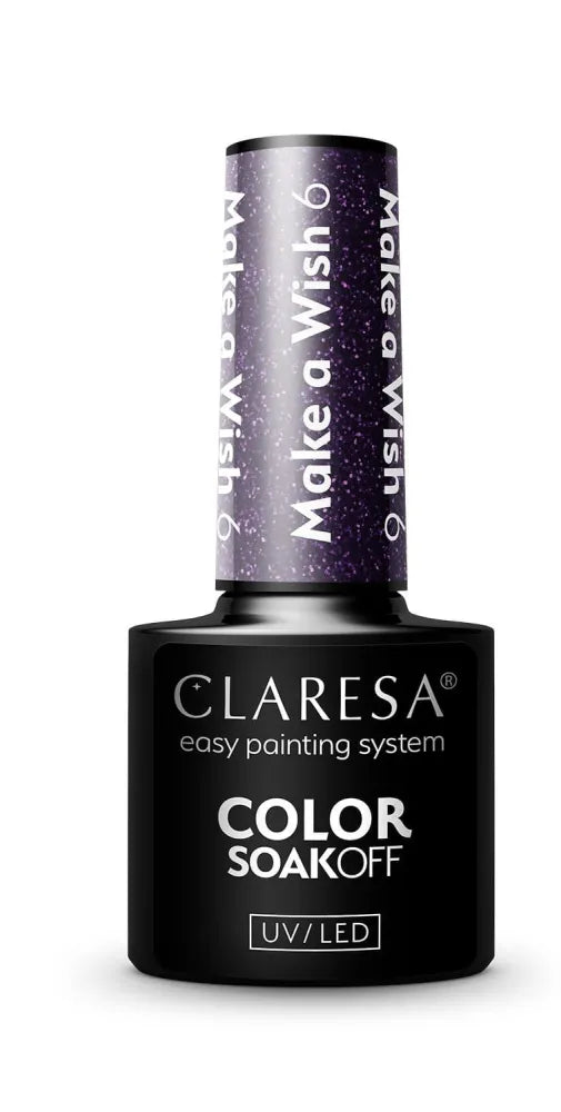 CLARESA Hybrid nagų lakas MAKE A WISH nr. 6 5g - Kosmetika