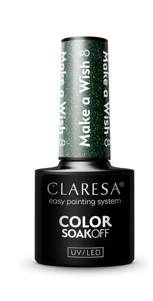 CLARESA Hybrid nagų lakas MAKE A WISH nr. 8 5g - Kosmetika