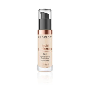 CLARESA Liquid Perfect 2-in-1 Concealer and Covering Primer No. 102 34g - Kosmetika