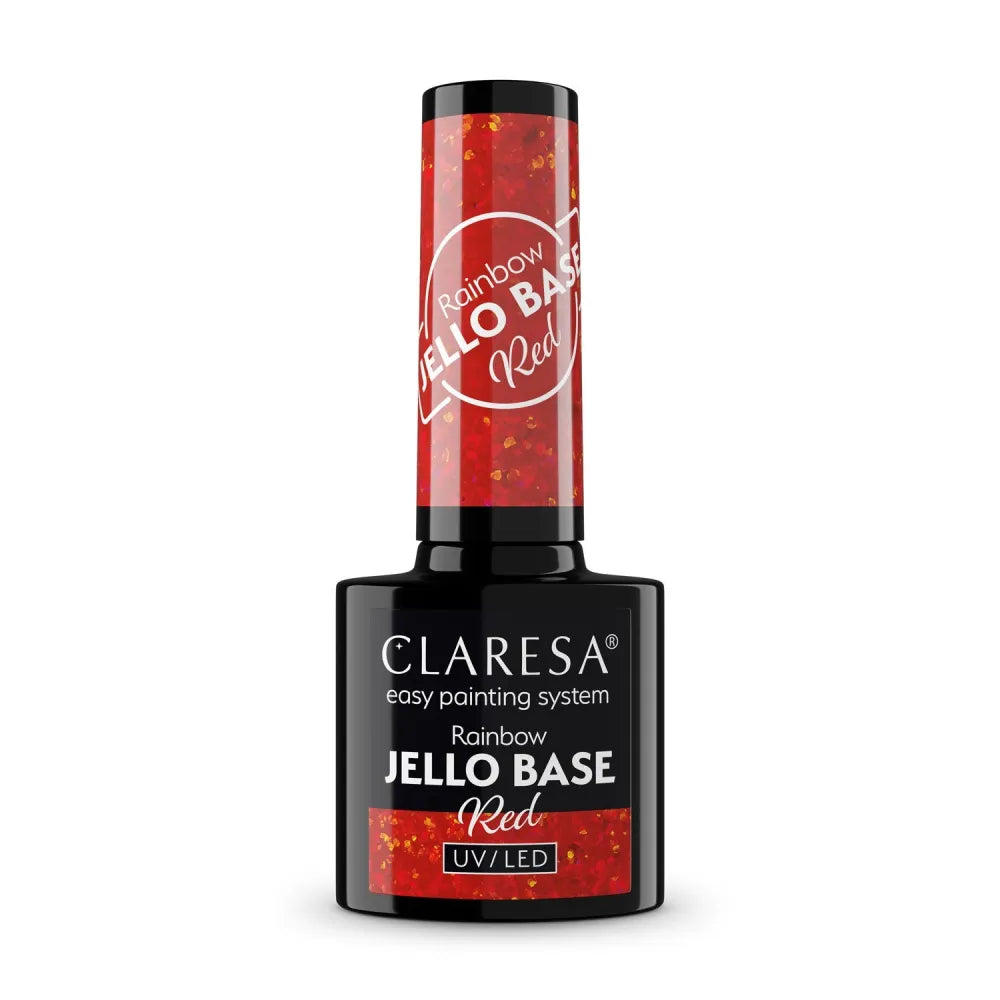 CLARESA Rainbow Hybrid Base - Jello Bazė Raudona - Kosmetika