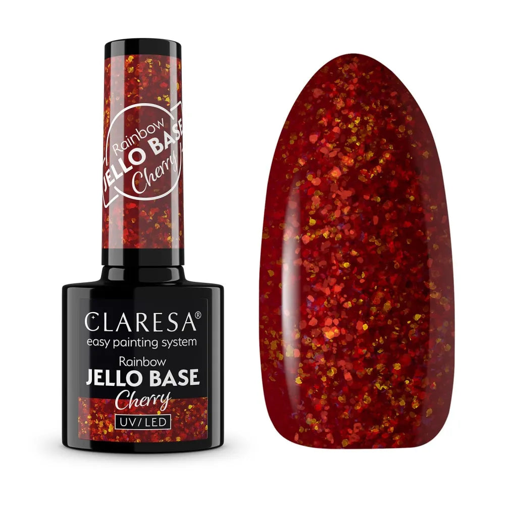 CLARESA Rainbow hybrid base - Jello bazė vyšnių - Kosmetika