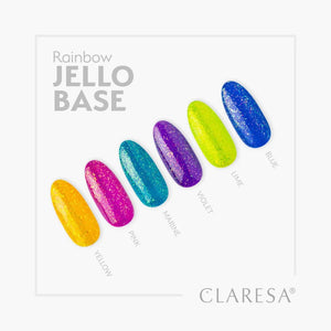 CLARESA Rainbow Jello Base Hybrid - Kalkių 5 g - Kosmetika