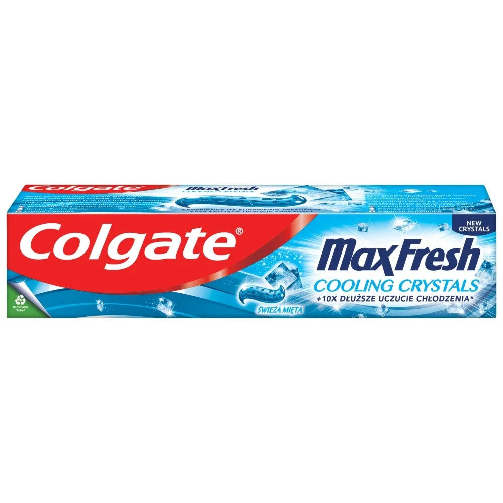 COLGATE Max Fresh Toothpaste Aušinantis Kristalas 75ml - Kosmetika