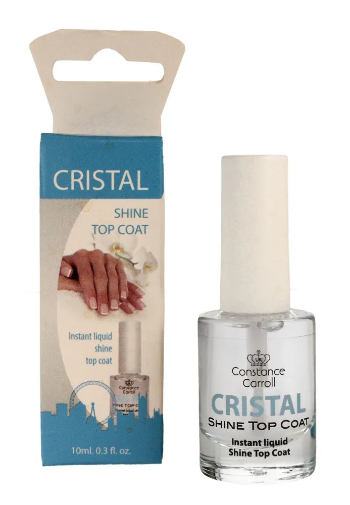 Constance Carroll Cristal Shine Top Coat Blizgantis viršutinis sluoksnis nagų lakui 10ml - Kosmetika