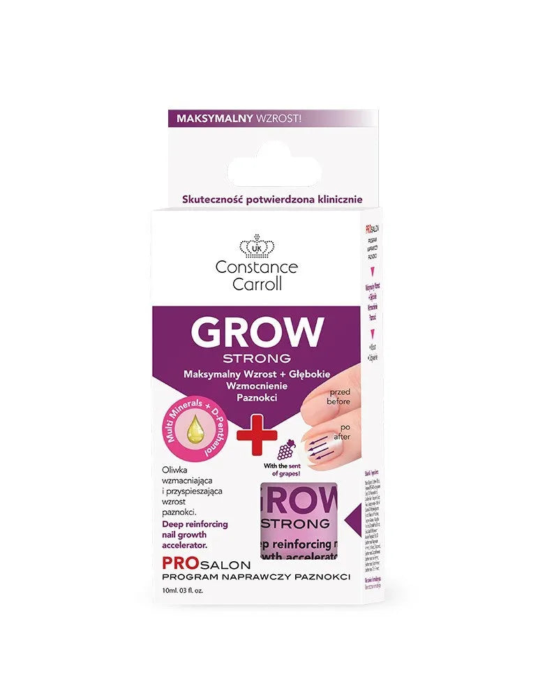 Constance Carroll Nail Care Nagų stipriklis Grow Strong 10ml - Kosmetika