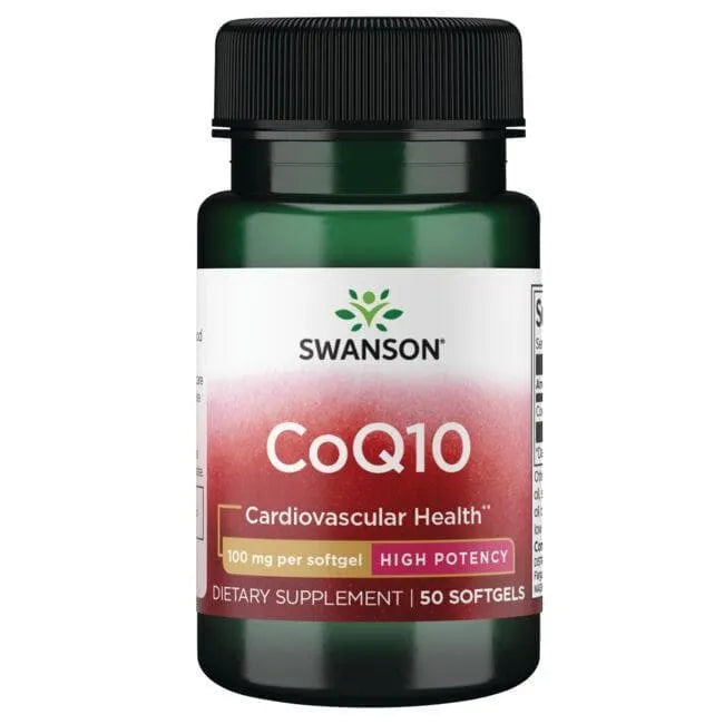 CoQ10 - High Potency - Kofermentas - 100 mg - N50 - Swanson - Papildai