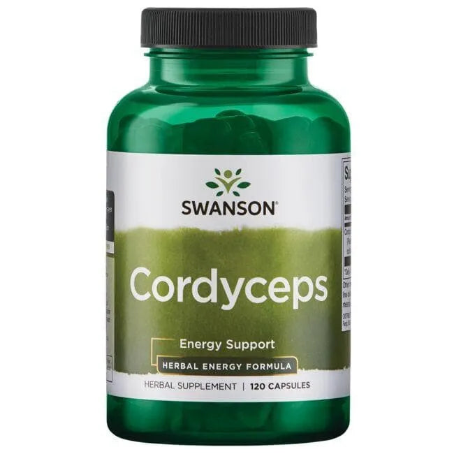 Cordyceps - 600mg - N120 - Žolelių Kordicepsas - Swanson - Papildai