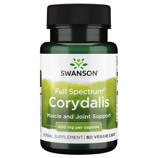 Corydalis - Raumenims ir sąnariams - 400 mg - N60 - Swanson - Papildai