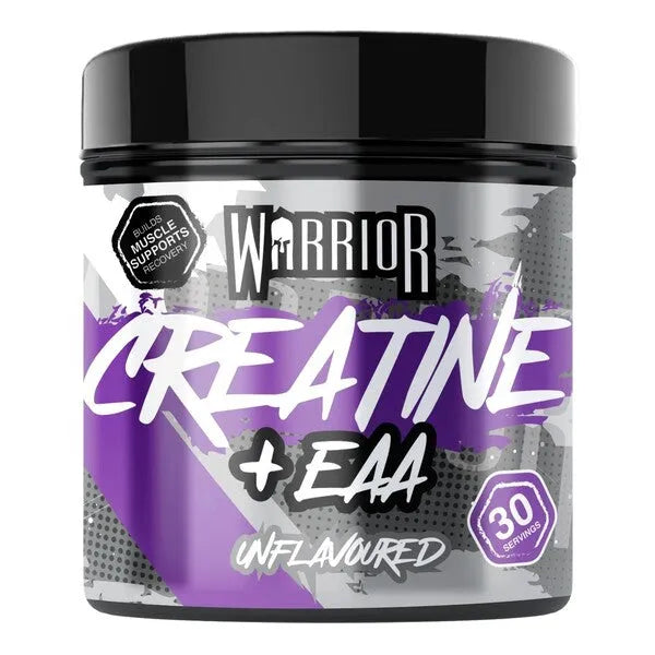 Kreatīns + EAA bez garšas - 270g - Warrior - Sporta uztura bagātinātāji