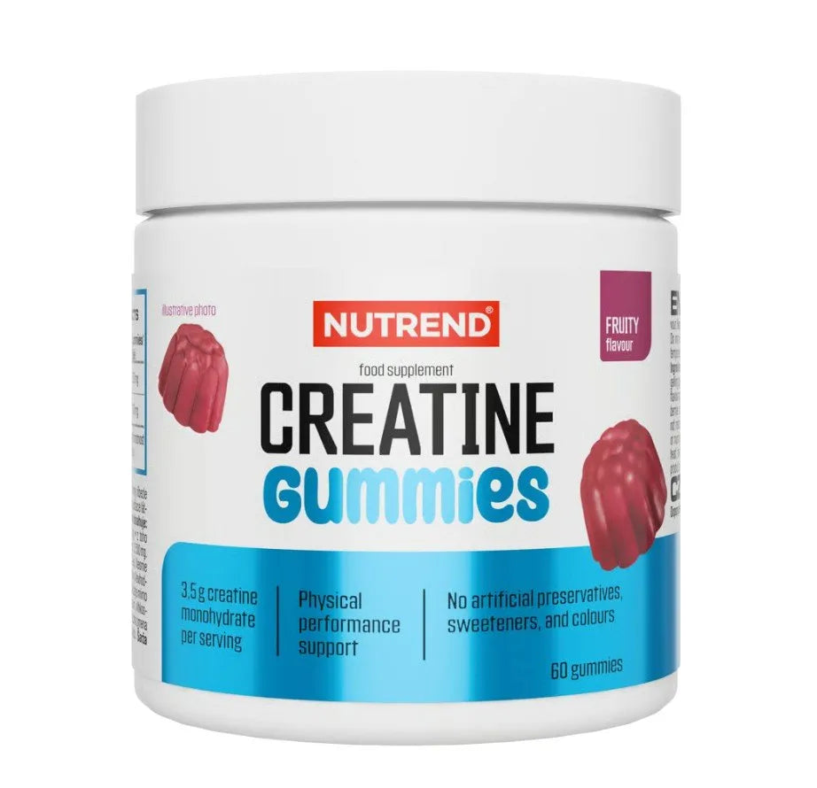 Creatine Gummies Fruity - 60 - Nutrend - Sporto papildai