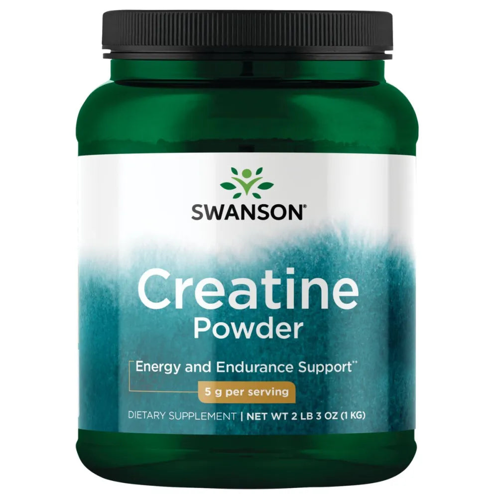 Creatine Powder 1kg - Swanson - Papildai