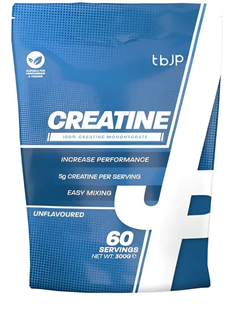 Creatine Unflavoured (Bag) - 300g - Trained by JP - Sporto papildai