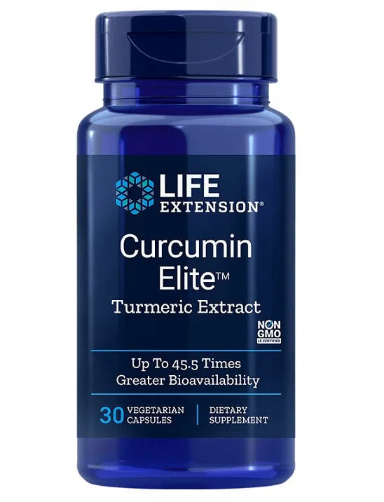 Curcumin Elite Turmeric Extract - 30 vcaps - Life Extension - Papildai