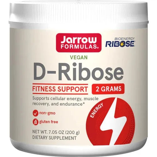 D-Ribose Powder - 200g - Jarrow Formulas - Papildai