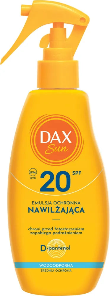 DAX Sun Moisturizing Protective Emulsion SPF 20 200 ml - Kosmetika