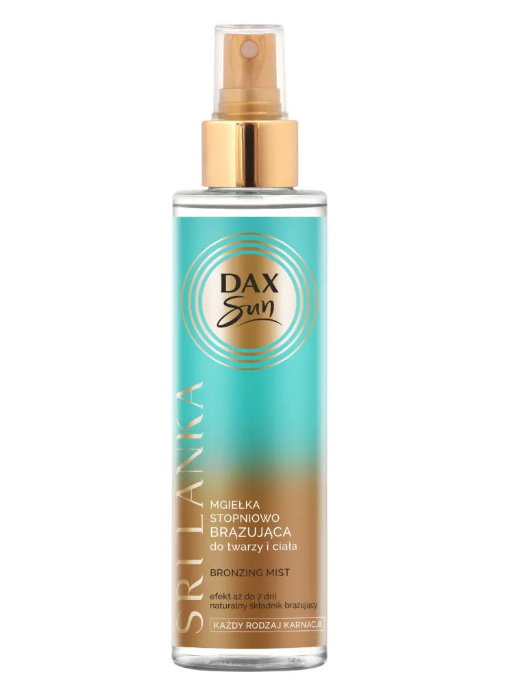 Dax Sun Palaipsniui bronzinimo purškiklis veidui ir kūnui SRI LANKA - visiems odos tipams 200ml - Kosmetika