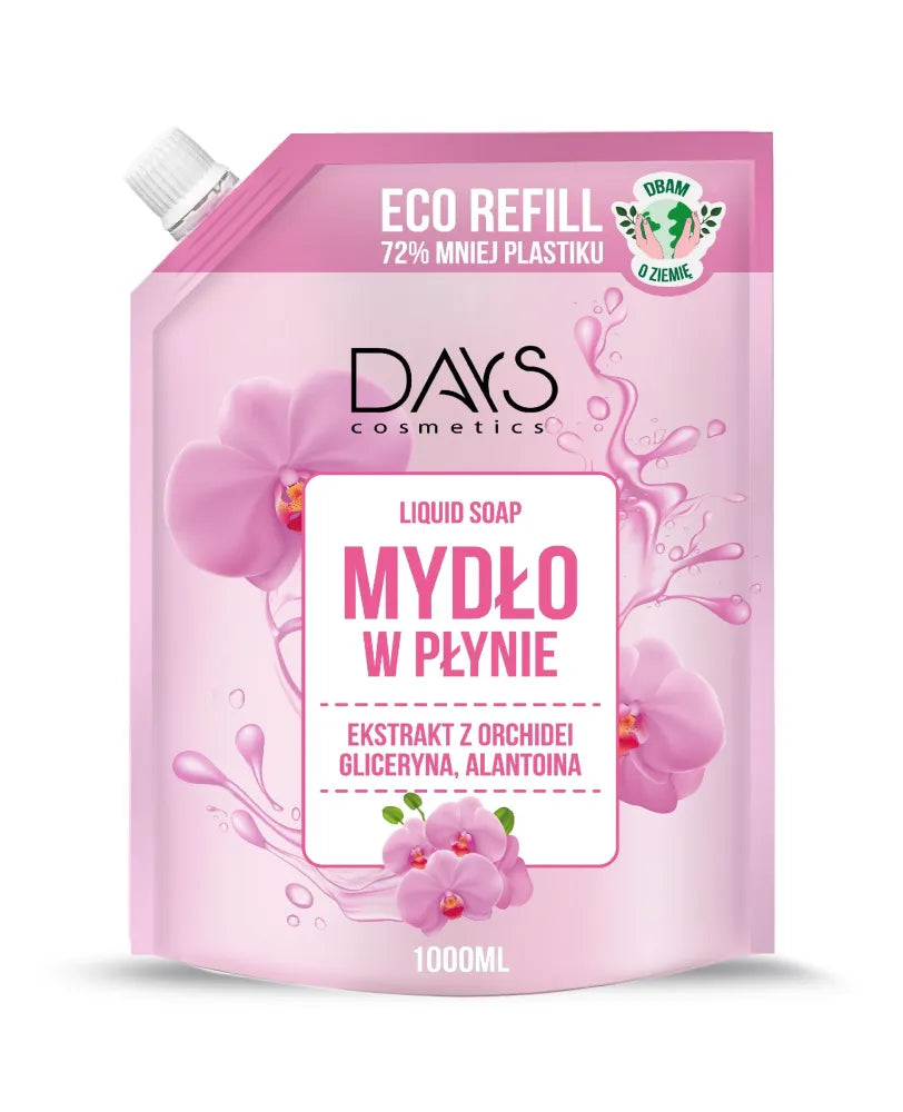 DAYS COSMETICS Liquid soap with orchid extract 900 ml - Kosmetika
