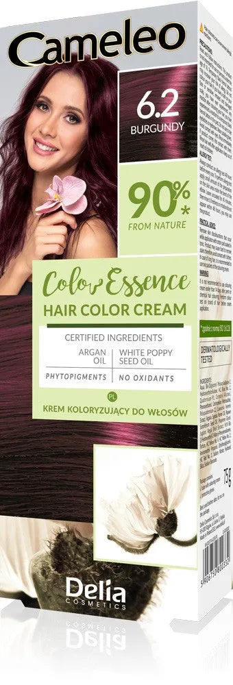 DELIA COSMETICS Cameleo Color Essence dažantis kremas Nr. 6.2 - burgundiškas 1op. - Kosmetika