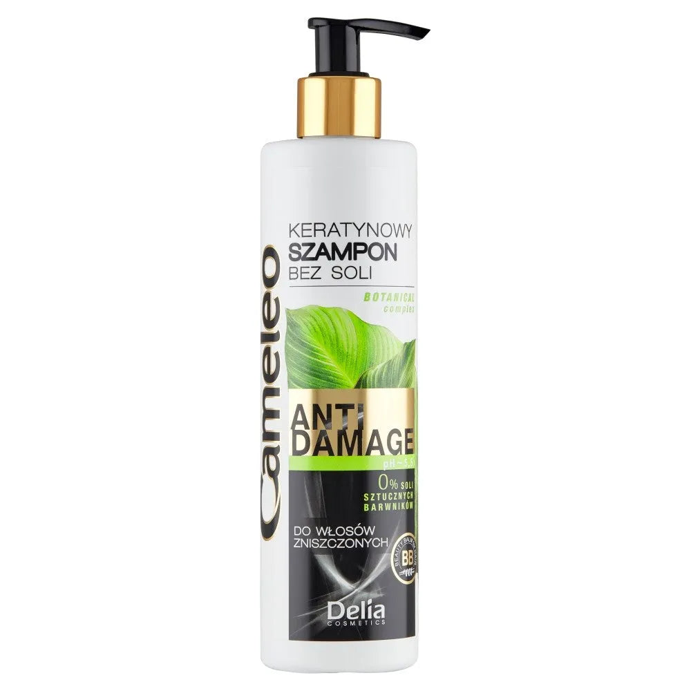 Delia Cosmetics Cameleo Keratin šampūnas be druskos 250 ml - Kosmetika