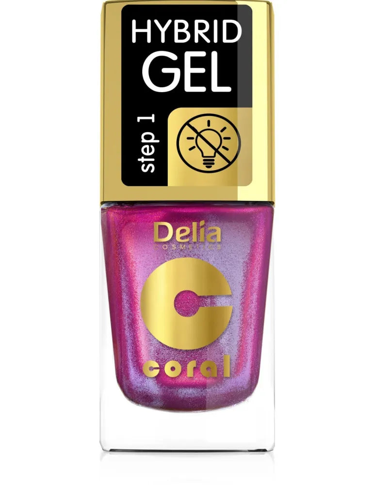 DELIA HYBRID GEL LAKIER 107 skaistalai - Kosmetika