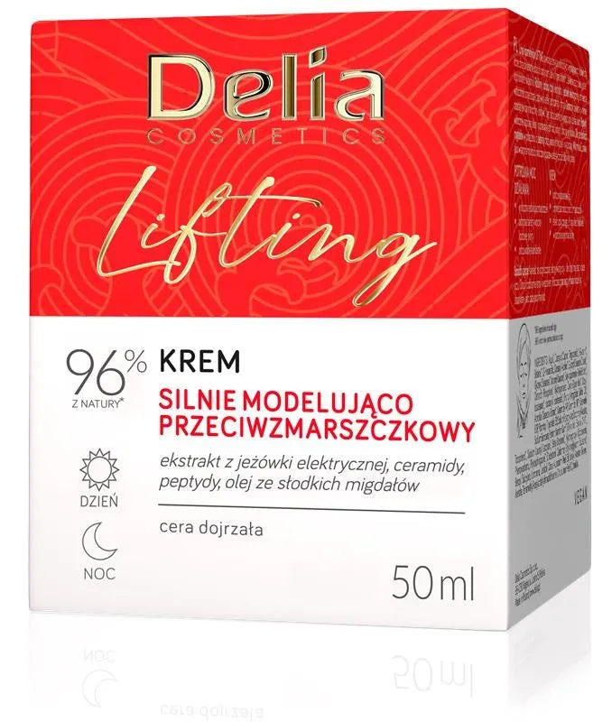 DELIA Lifting Modeling and anti-wrinkle day night cream 50 ml - Kosmetika